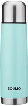 Amazon Brand – Solimo Stainless Steel Insulated 24 Hours Hot or Cold Bottle Thermos Flask, 750 ml, Deep Blue
