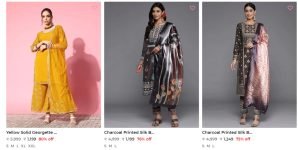 Flat 70-81% Off On Libas Women ClothingLow To High : More Clothing at Discount : Buy For ₹2999 & More, Get Extra 10% Off | Use Code : SALE10Buy For ₹4999 & More, Get Extra 15% Off | Use Code : SALE15