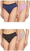Amazon Brand- Symbol Women’s Pure Cotton Hipster Print Briefs (SYMPNTY04_MEDIVAL Blue, Lilac, Black, Purple_Medium)
