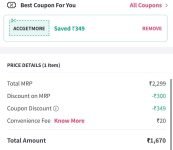 Myntra : OnePlus Bullets Z2 Bluetooth @1670Apply Coupon : ACCGETMORE MasterLink :