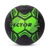 Vector X Street Soccer Rubber Moulded Football Size-5 (Green, Black)