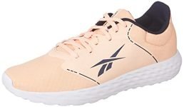 Reebok Women Synthetic Authentic W Running Shoes Aura Orange – Vector Navy Uk 4