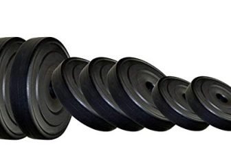 Body Maxx Pvc Weight Plates Home Gym Combo (Black)
