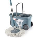 Max Clean Bucket Spin Mop, Grey