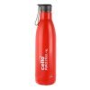 Cello Puro Steel-X Rover Water Bottle with Inner Steel and Outer Plastic, Set of 1, 600ml, Red