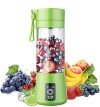 CUISINART Mini Blender Fruit Mixer Machine Portable Electric Juicer grinder Cup 380ML Personal Blender USB Rechargeable Fruit Blender Juicer Mixer for Home Office Outdoor (MULTI) (Plastic)