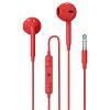 ZEBRONICS Zeb-Buds 30 3.5Mm Stereo Wired in Ear Earphones with Mic for Calling, Volume Control, Multifunction Button, 14Mm Drivers, Stylish Eartip,1.2 Meter Durable Cable and Lightweight Design(Red)