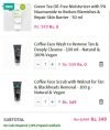 mCaffeine Deal  : Buy 1 Get 1 Free Sitewide + Free Green Tea Oil-Free Moisturizer 50ml (Worth ₹349)Add any 2 Products, 1 Same/Lowest Price Products will be FreeLink : Best Selling Suggestions :Face Wash : Face Scrub : Body Wash : Body Scrub : Also get:➡️ Extra FREE gifts on orders 899+➡️ 20% Cashback in mCaffeine Wallet on Prepaid ordersValid Till 7 PM