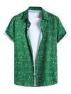 Lyriq Casual Shirt for Men|| Shirt for Men|| Men Stylish Shirt || Men Printed Shirt (L, Green)