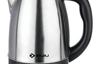 Bajaj Ktx 1.8 Litre Dlx Electric Kettle |1500W Kettle With Stainless Steel Body | Cordless Operation | Auto Shut-Off Mechanism | 2-Yr Warranty | Black
