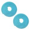 Glv Spiral 1.4M Cable Protectors (Pack Of 2) For All Android & Iphone Mobile Cables (Light Blue)