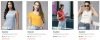 Myntra Deal : 87% Off On Branded Women Clothing Tshirts from 77 : Tops : Jeans : Dresses : Trousers : Ethnic Dresses : Jackets : Kurta Set : Kurta : More :