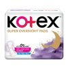 Kotex Super Overnight Ultra thin Sanitary Pads for Women | XL+ size 14 napkins | Leak lock guards for upto 0% side or back leaks and 100% stain protection