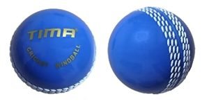 TIMA Synthetic Cricket Ball Poly Hard Cricket Balls – Indoor & Outdoor Training Cricket Ball for Coaching Practice (Blue Pack of 2)