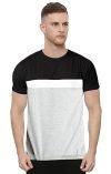 LEOTUDE Men’s Regular Fit T-Shirt(FS28_BLACK12_P_Grey_XL)