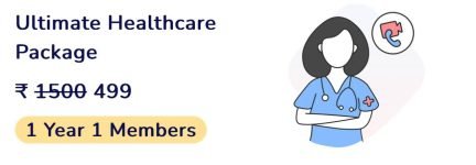 Medibuddy Deal : Ultimate Healthcare Package (Worth ₹1500) @499.