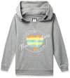 Amazon Brand – Symbol Girls Cotton, Polyester Hooded Neck Lightweight Sweatshirt (AW21SMBYSWTPO1-604_Lt Grey 2_2-3 Years_Lt Grey 2_2 Years-3 Years)