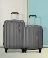 Safari Glimpse Set Of 2 (56 Cm + 69 Cm) Gunmetal Grey Premium Hardsided Trolley Cabin & Check-In Set – 27 Inch