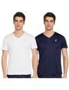 Amazon Brand – Symactive Men’S Regular T-Shirt (Aw21-Sym-Mt-05_White + Navy 2Xl)