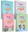 4 Pcs Magic Practice Copybook For Kids, English Reusable Magical Copybook Kids, Tracing Book, Magic Calligraphy Copybook Set Practical Reusable Writing Tool Simple Hand Lettering(Paperback, Generic)