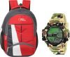 Sport Collection Lightweight Strong School, College And Sports Digital Watch Multicolour 40 L Backpack(Red)