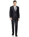 Park Avenue Rayon Blend Men’S Full Sleeve Regular Fit Black Formal Suit (Pmdl03405-K6 96)