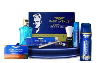 Park Avenue Luxury Grooming Collection 8 In 1 Combo Grooming Kit For Men | Valentine’S Day Gift Set For Men | Gift Hamper For Men, Multicolor