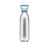 Milton Duo Dlx 1750 Thermosteel 24 Hours Hot And Cold Water Bottle With Handle, 1 Piece, 1.57 Litre, Silver | Leak Proof | Office Bottle | Gym | Home | Kitchen | Hiking | Trekking | Travel Bottle