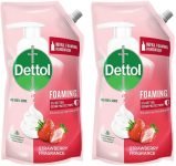 Dettol Foaming Strawberry Hand Wash Refill Pouch(2 X 700 Ml)
