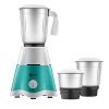 Orient Electric MGBL50TG3 500W Mixer Grinder with 3 Jars, Green, Turquoise Green