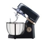 Morphy Richards Melange 800W Stand Mixer | Multi purpose functioning – Mixing, Beating, Kneading, Whisking| 8-Speed Level|Attachments-Dough Hook, Whisk, Mixing beater|2-Yr Warranty by Brand| Navy Blue