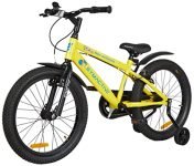 Amazon Brand – Symactive Mini Wonder, 20T Single Speed Kids Bike/Bicycle/Cycle, V-Brakes, Frame Size: 11.2 inch, Age: 5-12 Yr, Steel Rim (Yellow, Unisex), Rigid