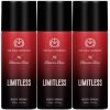 The Man Company Limitless Body Spray for Men – 150ml | Premium Long-Lasting Fragrance | Your Travel Buddy – Pack of 3