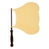 Kuber Industries Hand Fan | Plastic Hath Pankha | Hand Fan for Summer | Beejna for Natural Air | Caty Fan | Useful for Travel | Hand Fan for Cool Air | Cream