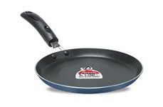 Crystal Induction Base Non-Stick Aluminium Flat Tawa, 300mm, Multicolour