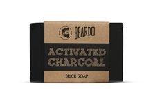 Beardo Activated Charcoal Brick Soap – 125G | With Activated Charcoal| Brick Soap for Men|Pollution Damage control| Deep Cleansing Handmade Soap