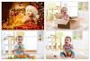 SAF Set of 4 Cute Baby Combo Posters || Smiling Baby Poster || Poster for Pregnant Women || HD Baby Wall Poster for Room Decor UV Coated multieffect, 12×18 Inch, Multicolour POSTER504