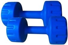 STARX 2KGPVC Dumbbell, Adult 2Kg Set of 2, blue
