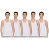 Coblue by Rupa Men’s Solid Regular Fit Basics Vest (CBRRNFL85CMP5_White Medium)