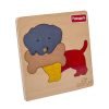 Funskool Ekoplay-Dog With A Bone-Wooden Puzzle