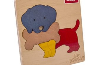 Funskool Ekoplay-Dog With A Bone-Wooden Puzzle