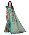Yashika Women’s Banarasi Art Silk Saree (Kamal Green
