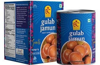 Bhikharam Chandmal Gulab Jamun Tin Sweets- Open & Eat – Indian Sweets – 1 Kg – 14 Pieces