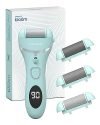 Caresmith Bloom Rechargeable Callus Remover For Feet | Foot Scrubber For Dead Skin | 3 Roller Heads For Dead Skin Removal | Pedicure Machine