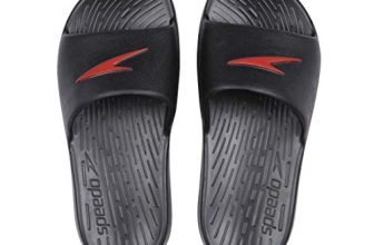 Single Colour Slide Black – Lava Red