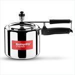 Butterfly Friendly Inner Lid 3 Ltr Aluminium Pressure Cooker (Silver)
