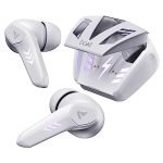 boAt Airdopes 190 True Wireless in Ear Earbuds with Beast Mode(50ms) for Gaming, 40H Playtime, Breathing LEDs, Signature Sound, Quad Mics ENx Tech, ASAP Charge & BT v5.3(White Sabre)