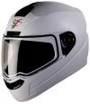 Steelbird SBA-1 7Wings Dashing ISI Certified Full Face Helmet (Large 600 MM, White with Clear Visor)