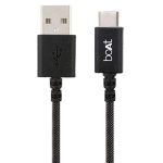 Boat Type-C A400 | Type-C To Usb A 2 Mtrs Cable| 3A Fast Charging & 480Mbps Data Transmission | Comparible For All Smartphones & Tablets (Black)