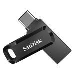 SanDisk Ultra Dual Drive Go 256GB USB Type C Pendrive for Mobile (5Y – SDDDC3-256G-I35, Black)